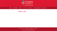 Desktop Screenshot of lawgiving.stjohns.edu