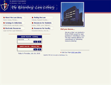 Tablet Screenshot of lawlibrary.stjohns.edu